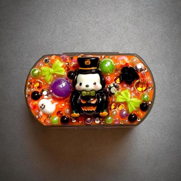 Other - Handmade Decoden Mini Pill Box Halloween Pochacco Pumpkin Kawaii Junk Case